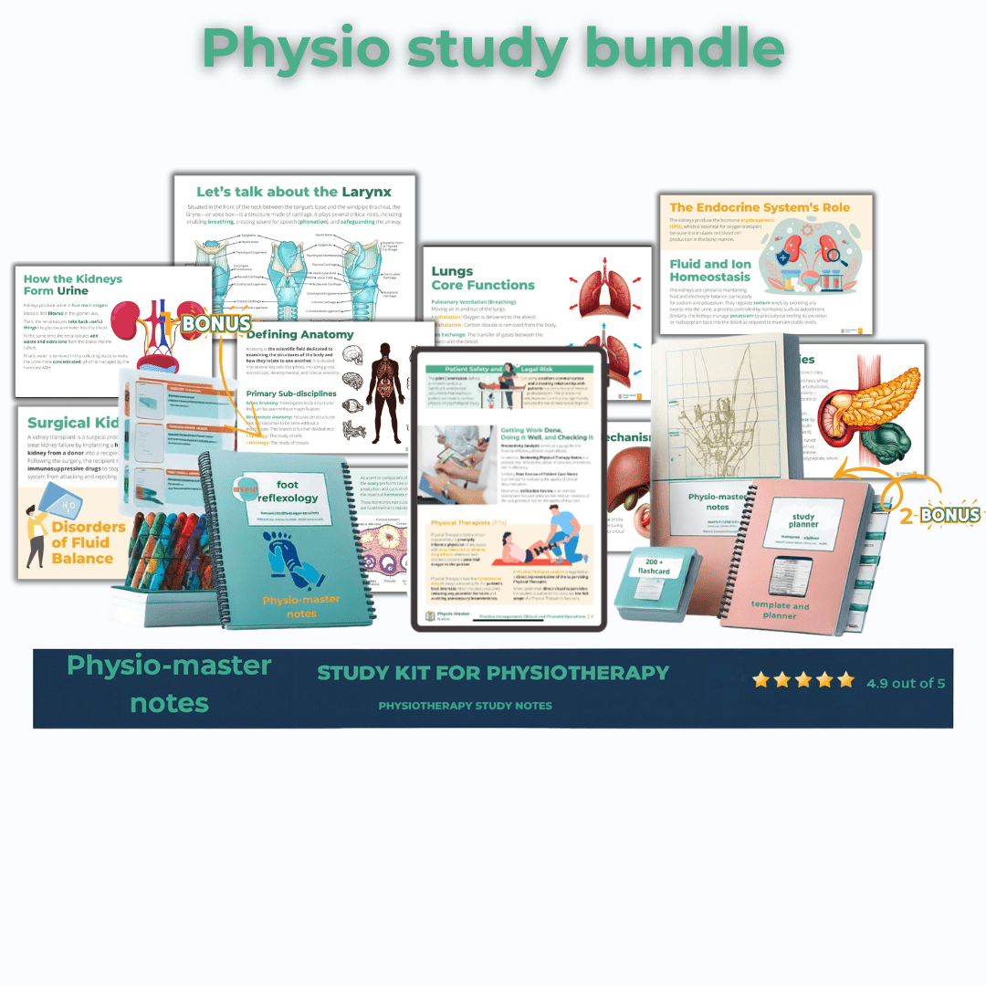 physio study bundle – physiomaster notes